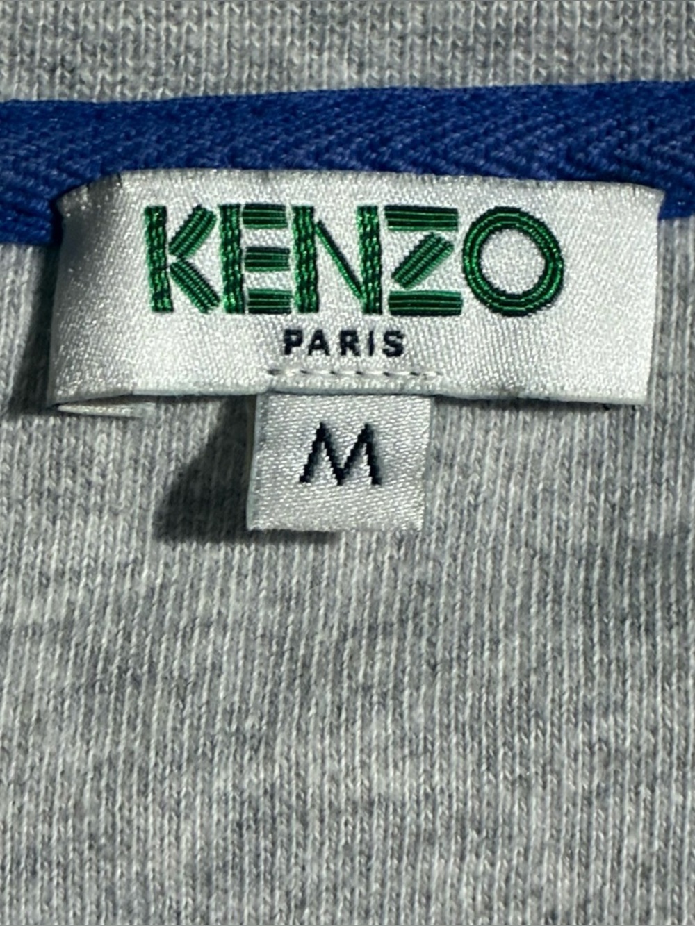 KENZO Cotton Crewneck Sweater Gray - Picture 4 of 6